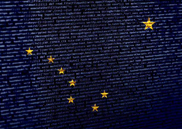 istock Flag of Alaska over digital code. Concept of cybersecurity, innovation, and digital infrastructure in Alaska. Modern tech development trends in Alaska. Programming, digital sovereignty and site devel 2213953554