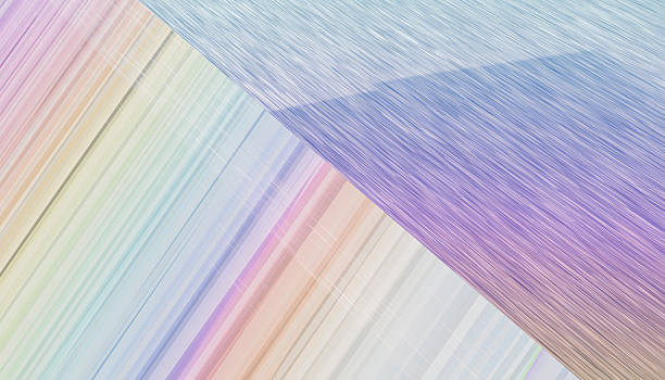 Abstract background with stripes in pastel pink, blue, purple and orange, creating geometric shapes