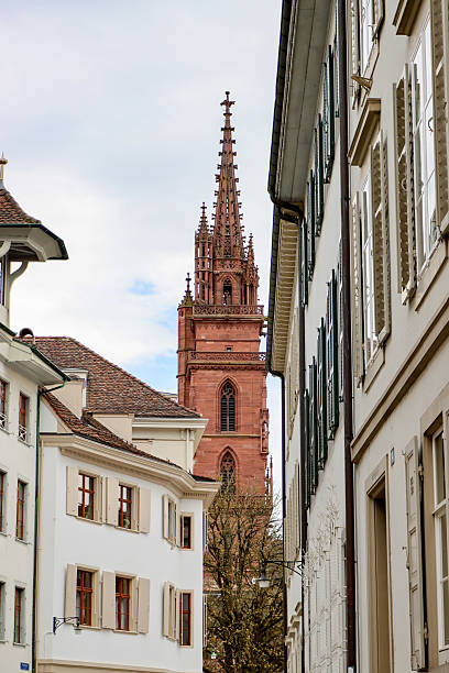 istock Basel Cathedral. Old Town Basel. Switzerland. Vertical Photo 2213962580