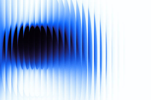 Abstract design featuring a gradient blend of black, navy, and cyan on a white background. The image has a smooth, futuristic appearance with semi-transparent stripes curving across the frame. A subtle glossy effect is present, creating a sense of depth and fluidity. Digital noise adds texture, enhancing the modern aesthetic.
