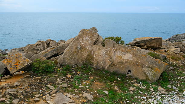 istock interesting rock formation on the ocean coast 2213965612