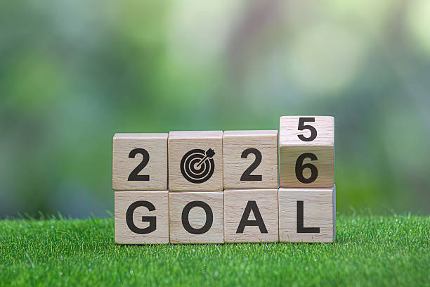 istock 2026 new year goal plan action. Goal achievement. Ambition aiming success. Setup objective target business planning of new year concept. business planning in 2026. Target concept for new year 2026 2213984843