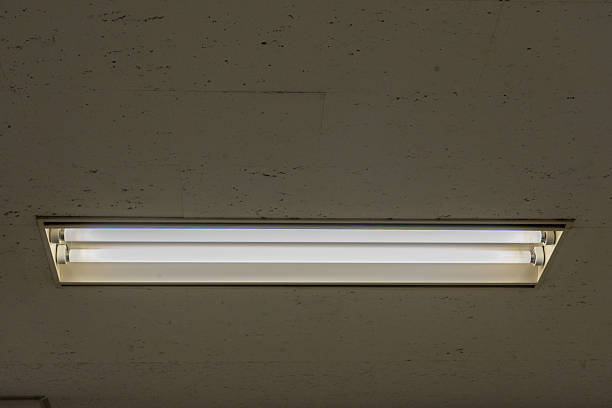 istock Fluorescent lights in the conference room 2213987927
