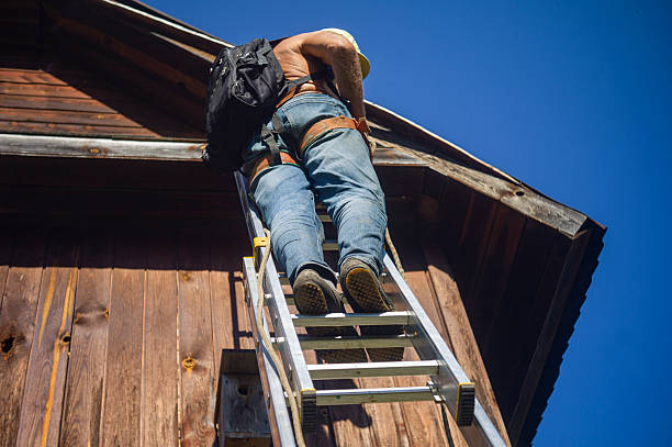 istock man with a bagpipe standing on the ladder 2213993355