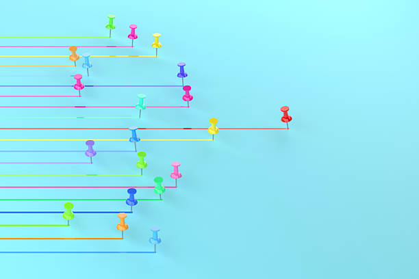 istock Big data and bar graph consisting of pins 2213995163