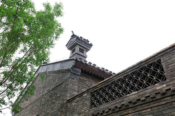 Blue Brick Chimney in Ancient Chinese Architecture