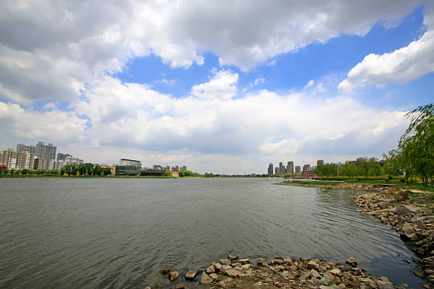 Water park scenery, Luannan County, Hebei Province, China