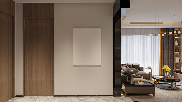 istock Based on the image, a suitable title would be: Modern Living Room. 2214004004