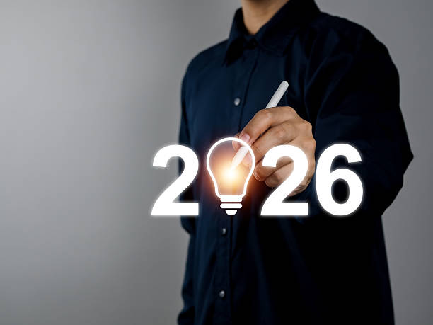 istock Light bulb 2026 business goals 2214009739
