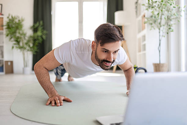 istock Woman Practicing Mindful Movement at Home for Mental Focus 2214015664