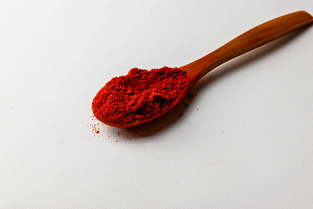 istock Hungarian red paprika and white background 2214016169