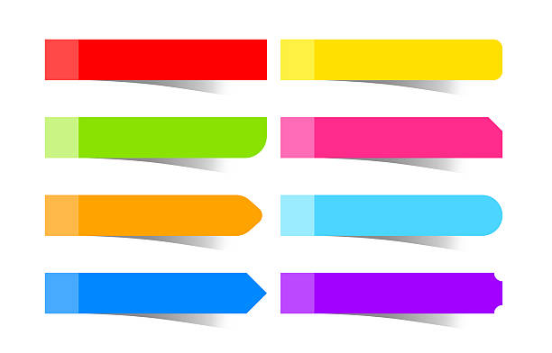 istock sticky paper tape for note, Paper note sheet for reminder notice, Paper note square for To do list or memo message, Paper with tape and stickers, Notice sticky sheets 2214017055