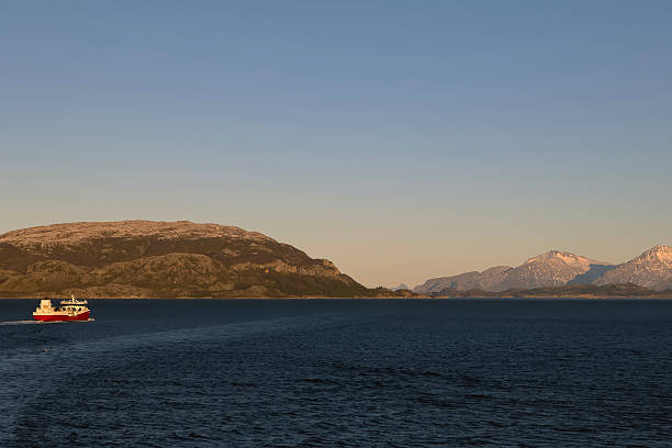 istock Norwegian coast in winter - ships 2214019961