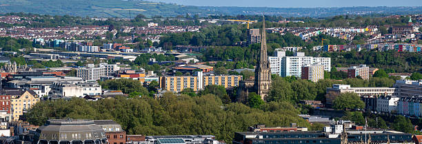 istock Bristol cityscape from the air. 2214023404