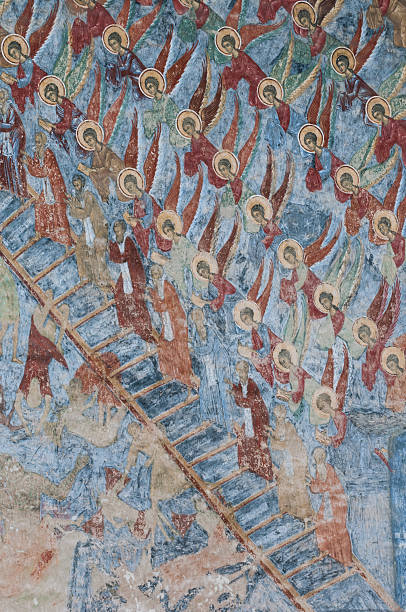 istock Sucevita Monastery Wall Detail 2214024799