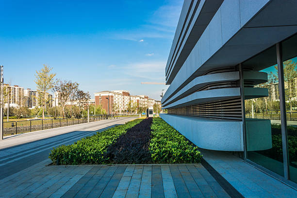 istock Striking Modern Architecture Embracing Nature in an Urban Landscape 2214037217