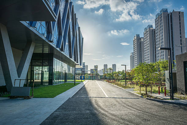 istock Captivating Urban Landscape: A Modern Architectural Marvel Under Brilliant Sky 2214041618