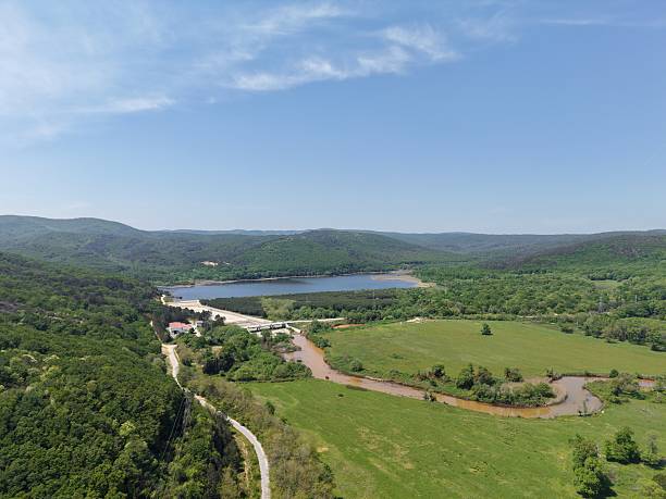 istock Aerial view of the nature 2214041739