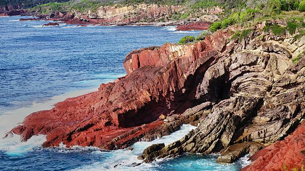 istock Dramatic Rock Formations at Boyd's Tower Lookout, Edrom, NSW 2214041988