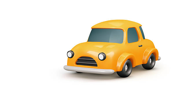 istock 3d Cartoon Toy Car Yellow Color Vector Design Element On The Light background. Perfect for Kids Themes, Games, and Apps. High-Quality Rendered Vector Illustration. Kids Vehicle. Baby Transport Mode 2214044275