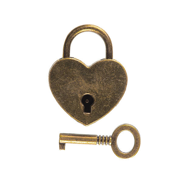 istock vintage copper padlock isolated on white background 2214069408