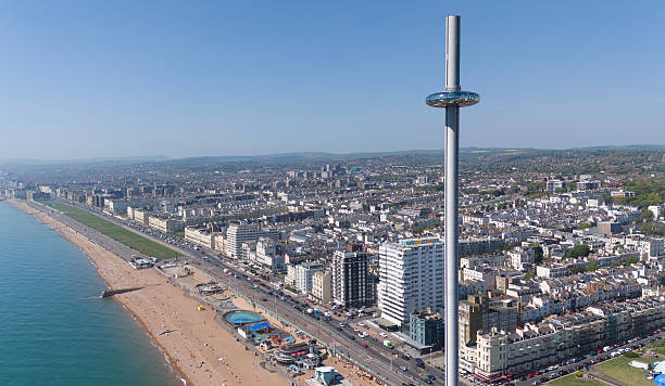 istock Drone photograph of Brighton i360 2214073196