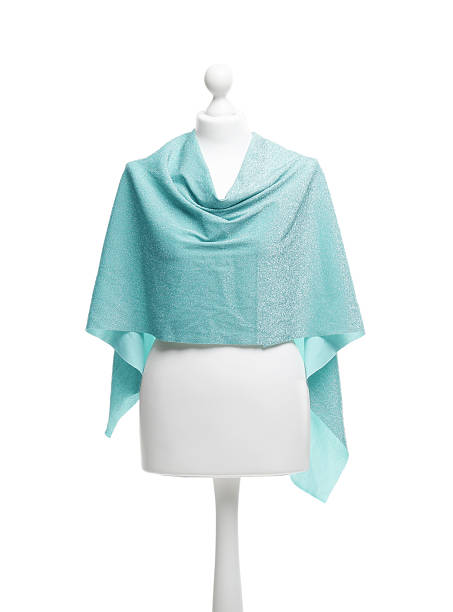 istock Mannequin with fabric isolated on white. Creating new outfit 2214073617