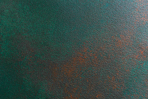 istock Rustic texture in green and copper tones with a metallic finish creating a unique background 2214075032