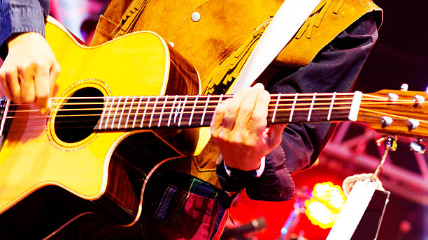 istock Guitarist playing country music 2214077826