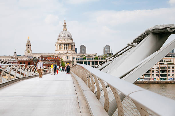 istock Millennium Bridge in London 2214083296