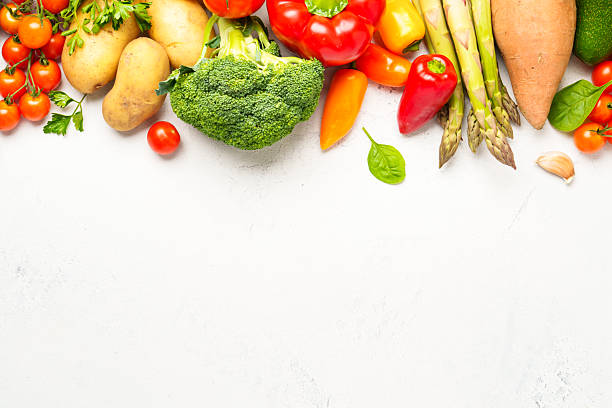 istock Vegetables on white background. Healthy food. 2214085446