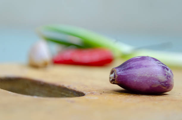 Various herbs and spices for hummus on wooden board. High resolution photo. Full depth of field.