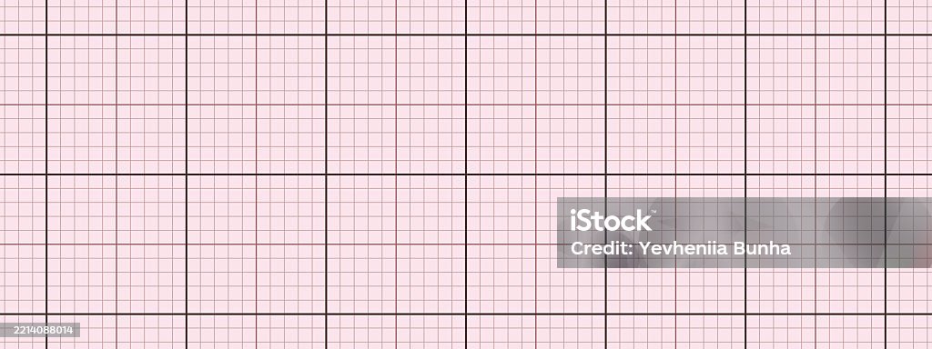 Pink Graph Visual Pink Graph Paper Texture With Centimeter Grid Abstract Vector ...