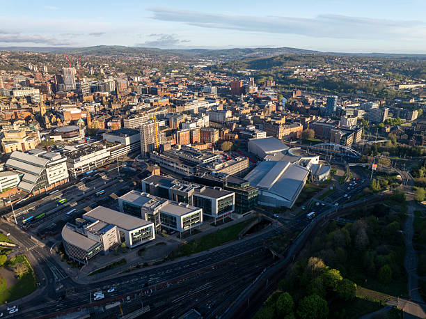 istock Image of Sheffield cityscape in the morning. 2214092401