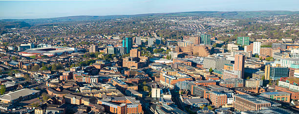 istock Aerial Panorama of Sheffield cityscape Phoenix 2214093085