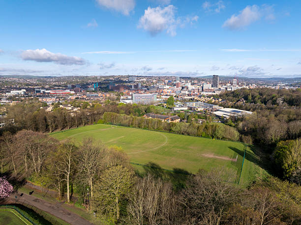 istock Sheffield skyline aerial image from Norfolk Heritage Park 2214093598