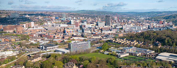 istock Sheffield skyline aerial image from Norfolk Heritage Park 2214093736