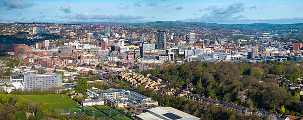 istock Sheffield skyline aerial image from Norfolk Heritage Park 2214093737