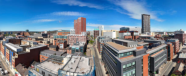 istock Sheffield downtown aerial panorama. 2214094127