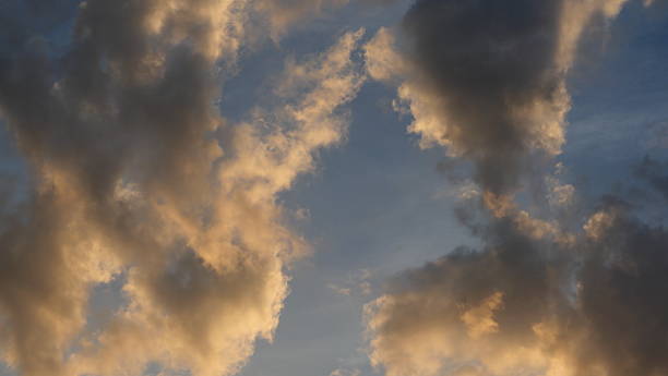 istock Clouds in the blue sky, natural phenomenon, postcard, for editing 2214094320