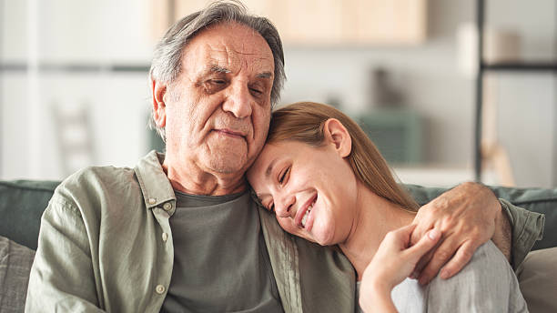 istock Father with daughter celebrating father's day 2214095503