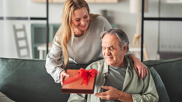 istock Father with daughter celebrating father's day 2214095858
