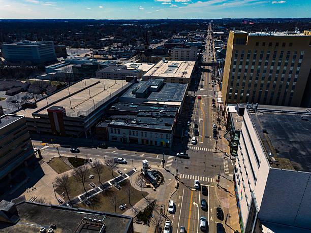 istock Appleton Wisconsin Art Museum Plaza Drone Photo 2214100160