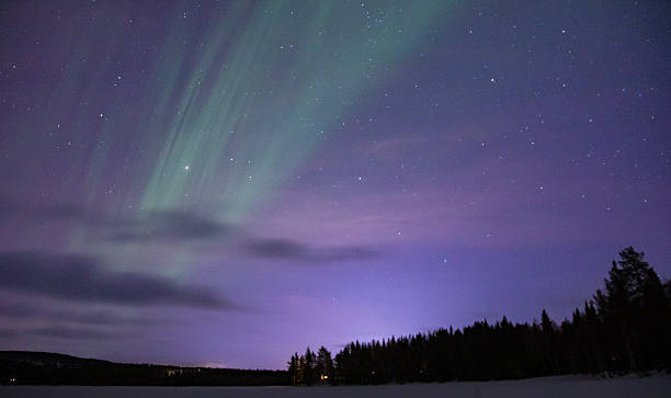 istock Nothern light in the sky 2214102450