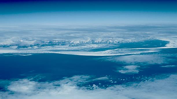 Luchtfoto van de Artic sea