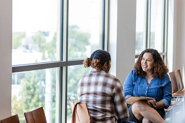 istock Two Women in Counseling Session, Mental Health Support 2214106929