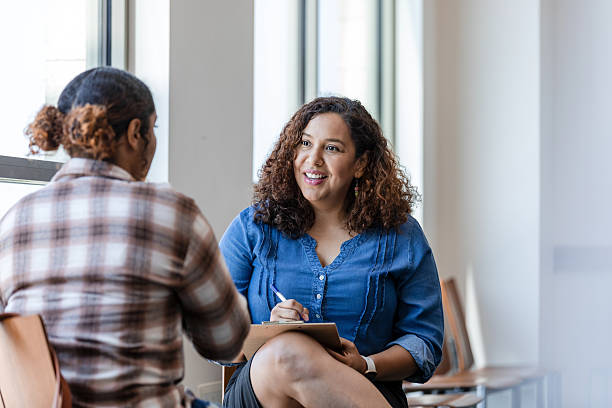 istock Two Women in Counseling Session, Mental Health Support 2214106932
