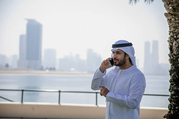 istock Arab businessman on the phone 2214113849