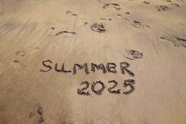 istock Word on sand, summer 2025, vacation time concept 2214131683