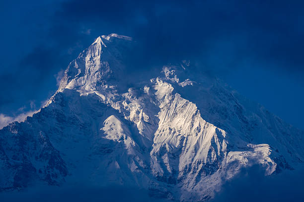 Dhaulagiri Range, Annapurna Range Sunrise, Poon Hill View Point, Ghorepani, Annapurna Conservation Area, Himalaya, Nepal, Asia